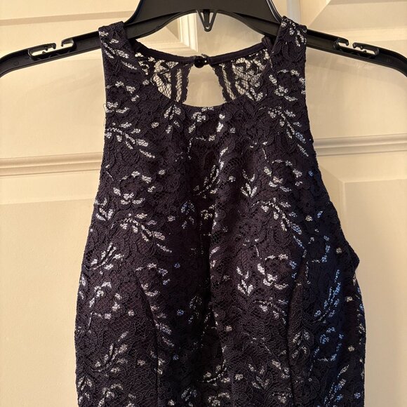 Black Sparkly High-Low Dress - Picture 2 of 8